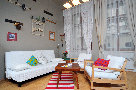 Stylish apartment Prague Hastalska Living room