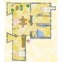 Two bedroom apartment Vodickova street Floor plan