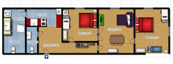 Your Apartments - Vltava Apartment 2 Floor plan
